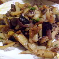 Рецепт Жареной картошечки с лесными грибочками