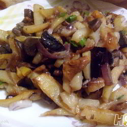 Рецепт Жареной картошечки с лесными грибочками