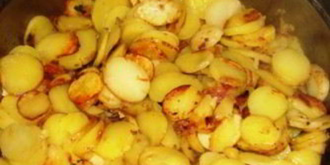 Рецепт жареной картошки с фаршем