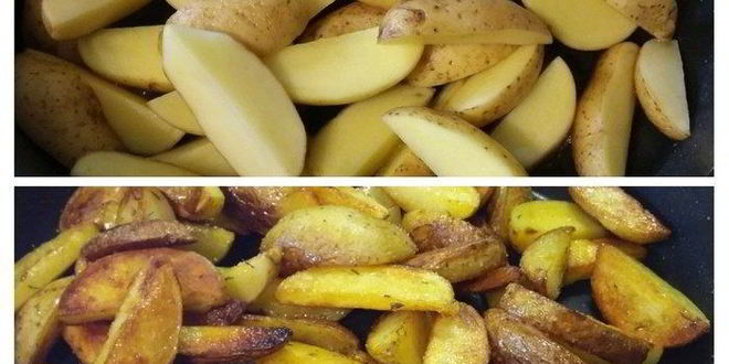 Рецепт жареной картошки с колбасками по-андалузски