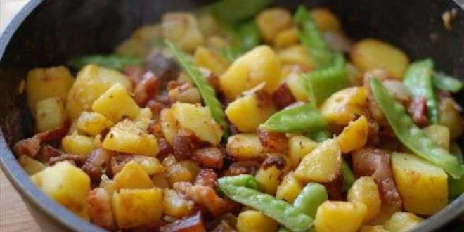 Рецепт жареного картофеля по-селянски