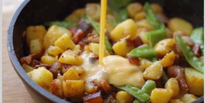 Рецепт жареного картофеля по-селянски