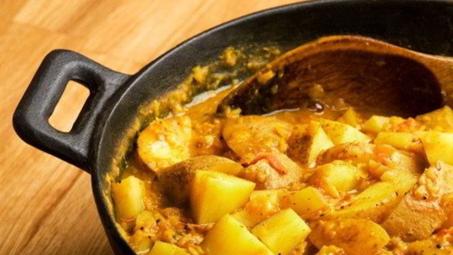 Рецепт жареного молодой картофель в специях по-индийски