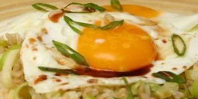 Рецепт жареного риса с имбирем