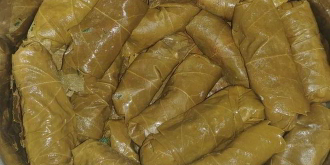 Рецепт азербайджанской долмы в виноградных листьях