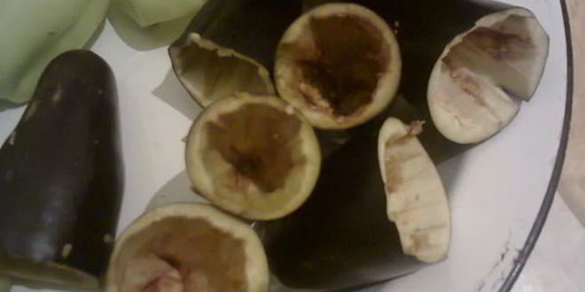 Рецепт долмы с баклажаном и болгарским перцем