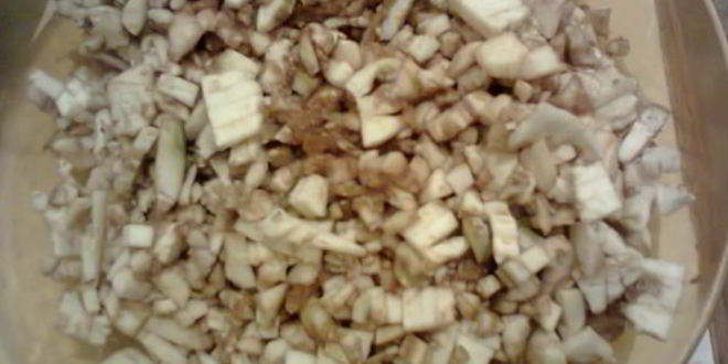 Рецепт долмы с баклажаном и болгарским перцем