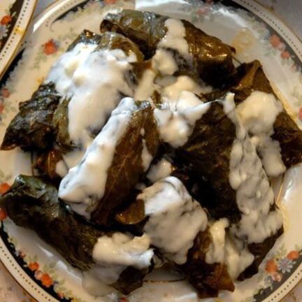 Рецепт Долмы с виноградными листиками