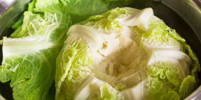 Рецепт голубцов из савойской капусты со сладким перцем