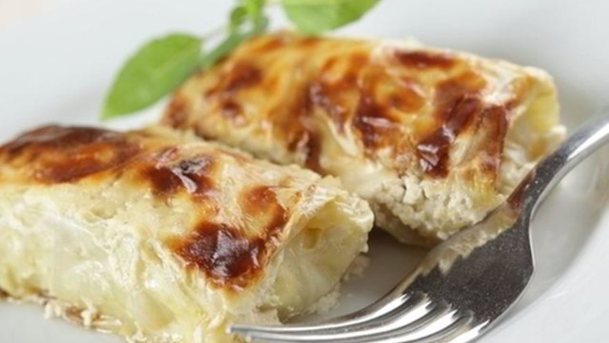 Рецепт голубцов с плавленным сыром и курицей