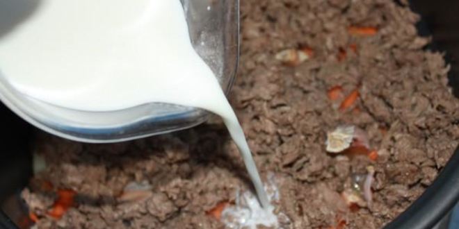 Рецепт ленивых голубцов на молоке в мультиварке