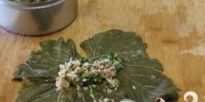 Рецепт вегетарианской долмы