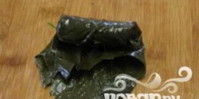 Рецепт вегетарианской долмы