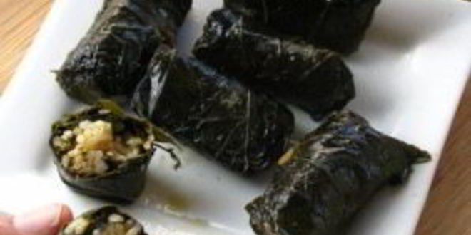 Рецепт вегетарианской долмы