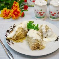 Рецепт Замороженных голубцов в сметане