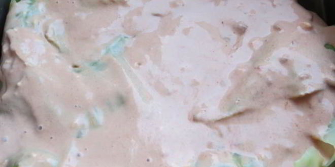 Рецепт запеченного ленивого голубца