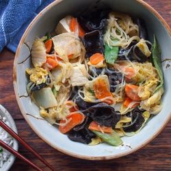 Рецепт Древесных грибов с морковью