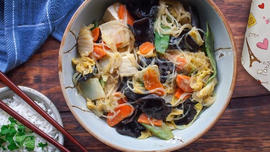 Рецепт древесных грибов с морковью