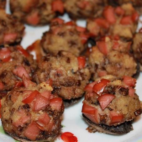 Рецепт Фаршированных белых грибов