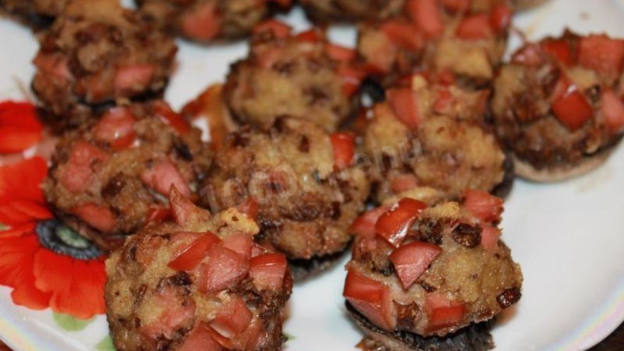 Рецепт фаршированных белых грибов