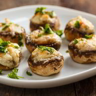 Рецепт Фаршированных грибов на гриле