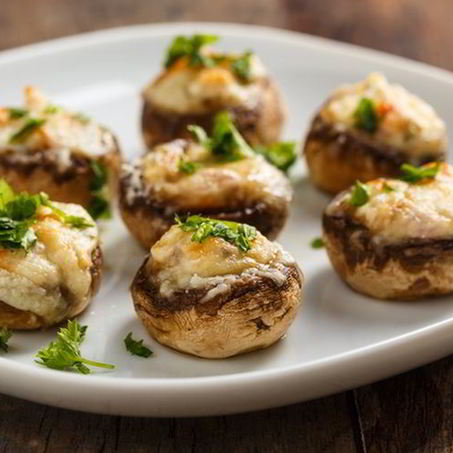 Рецепт Фаршированных грибов на гриле