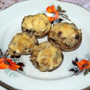 Рецепт Фаршированных шампиньонов с сыром