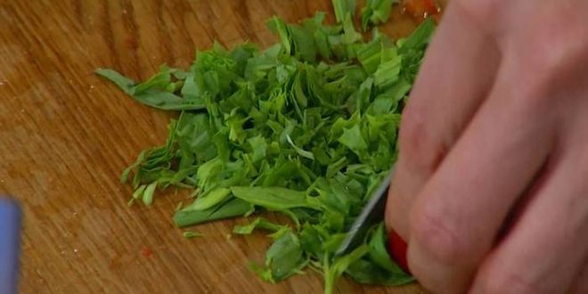 Рецепт грибов по-тоскански с красным перцем и оливками