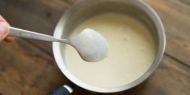 Рецепт грибов под белым соусом