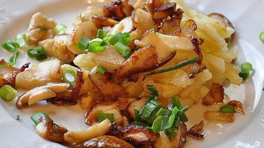 Рецепт подосиновиков, жареных с картошкой