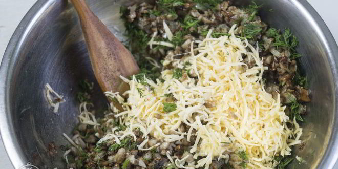 Рецепт шампиньонов фаршированных сыром