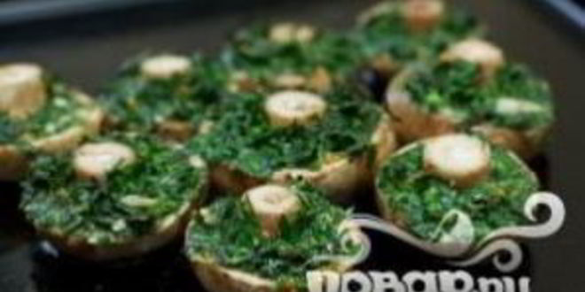 Рецепт шампиньонов фаршированных