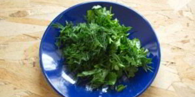 Рецепт шампиньонов с чесноком и зеленью