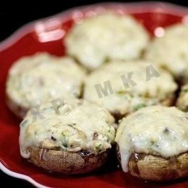 Рецепт Шампиньонов с курицей и сыром