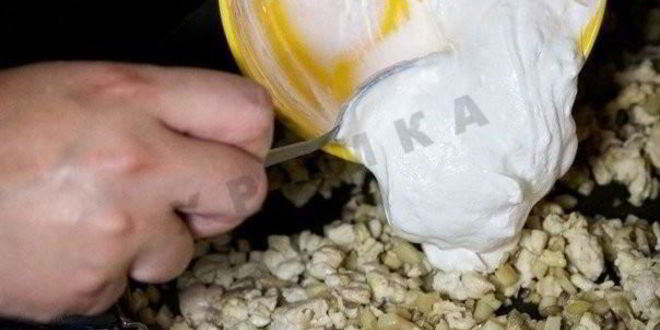 Рецепт шампиньонов с курицей и сыром