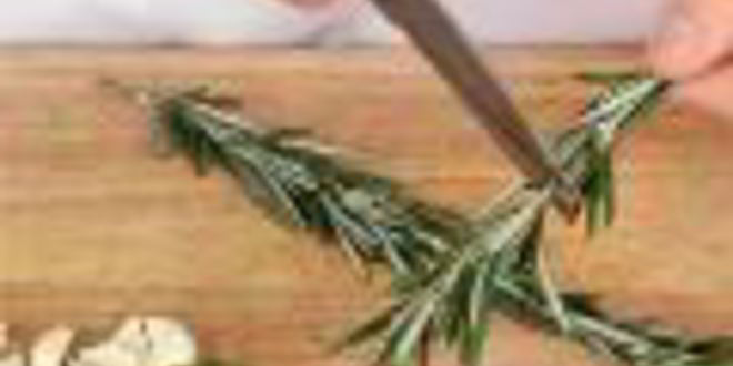 Рецепт шампиньонов с розмарином и чесноком