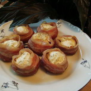 Рецепт Шампиньонов в беконе