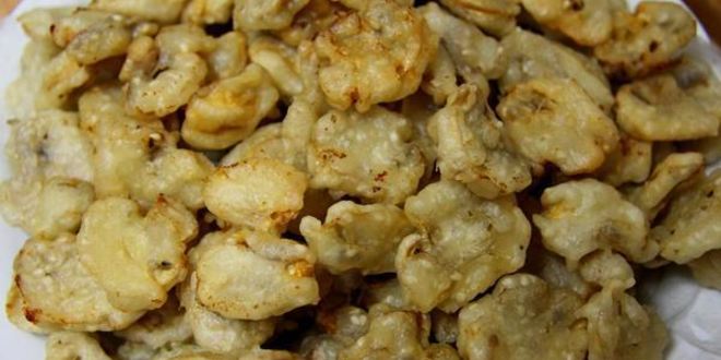 Рецепт шампиньонов в хрустящем кляре