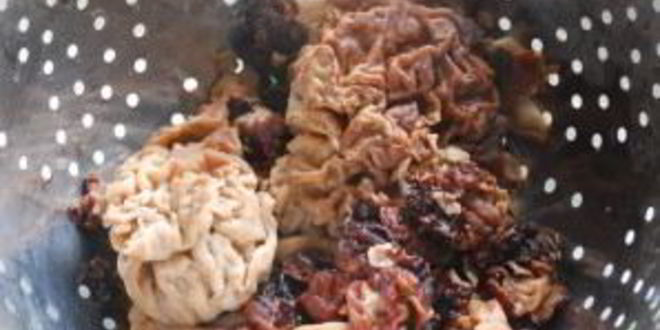 Рецепт сморчков запеченных под сыром с картофелем