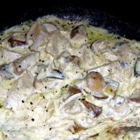 Рецепт Волнушек, жареных в сметанном соусе