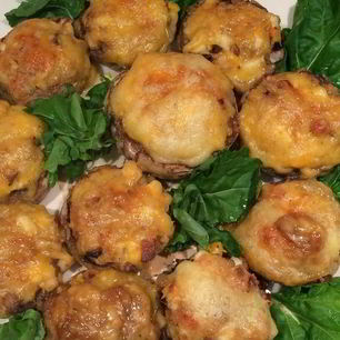 Рецепт Запеченных шампиньонов по-итальянски