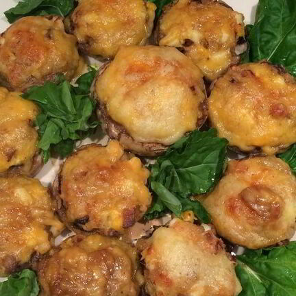 Рецепт Запеченных шампиньонов по-итальянски