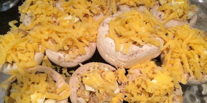 Рецепт запеченных шампиньонов по-итальянски