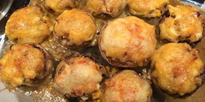 Рецепт запеченных шампиньонов по-итальянски