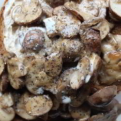 Рецепт Жареных грибов с сыром