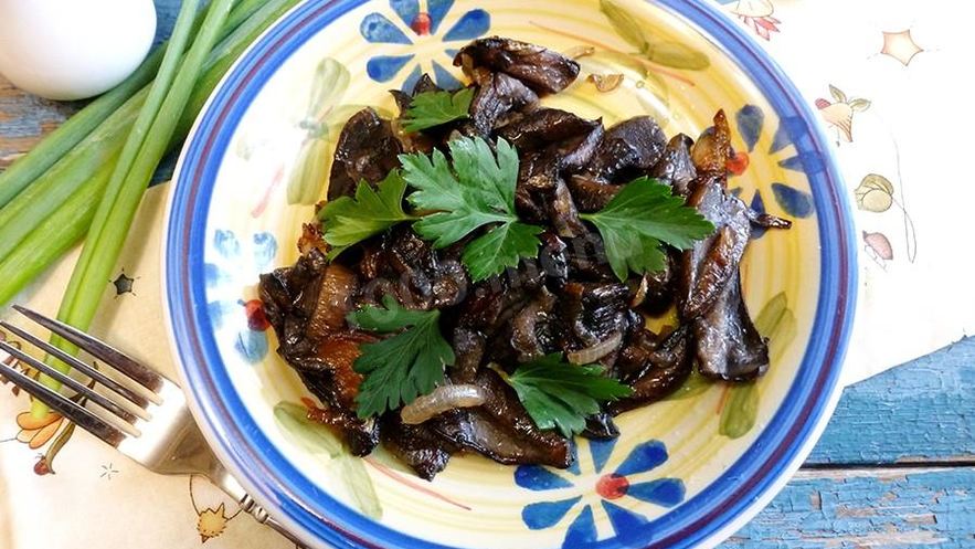 Рецепт жареных подберезовиков
