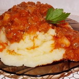 Рецепт Гуляша из фарша с подливкой