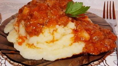 Рецепт Гуляша из фарша с подливкой