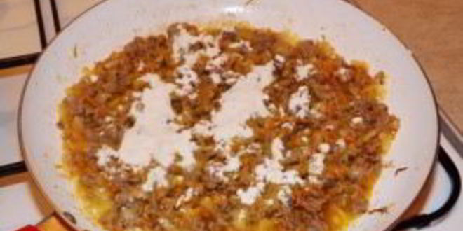 Рецепт гуляша из фарша с подливкой