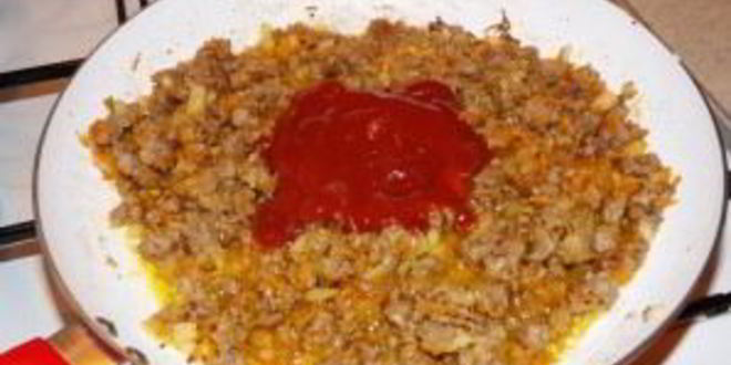 Рецепт гуляша из фарша с подливкой